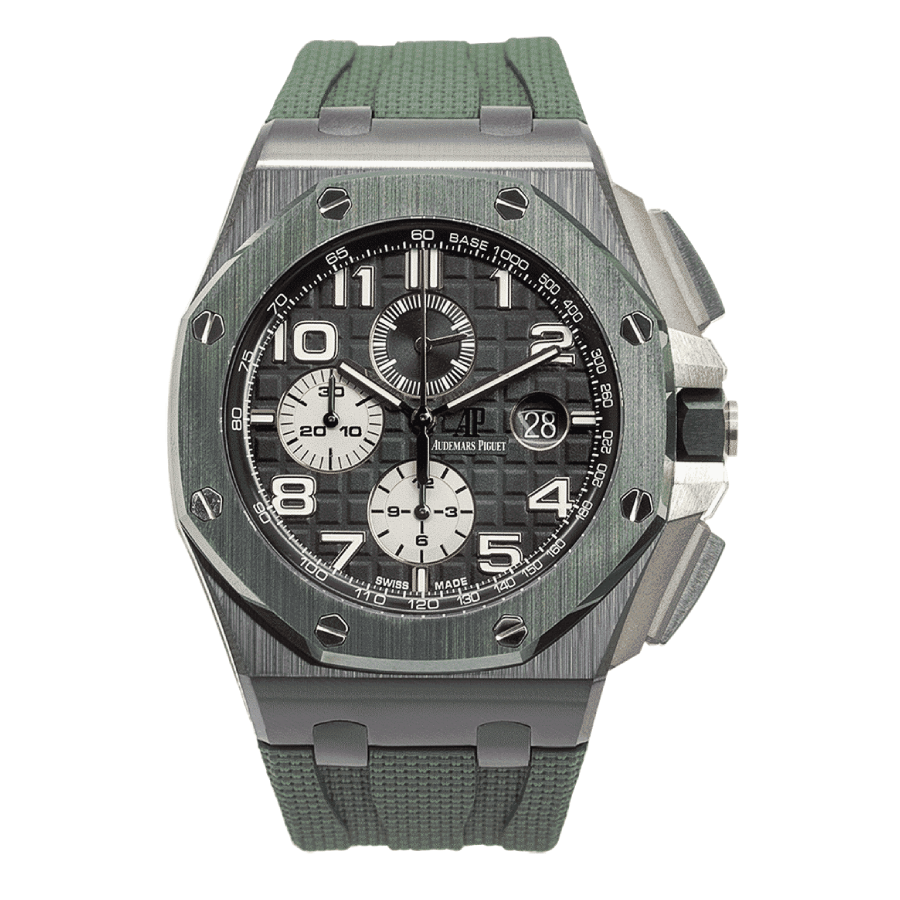 AP Green Dial Ceramic Replica Audemars Piguet Royal Oak Offshore 26405CE.OO.A056CA.01 "Green Dial" High-End Clone Quality - Image 1