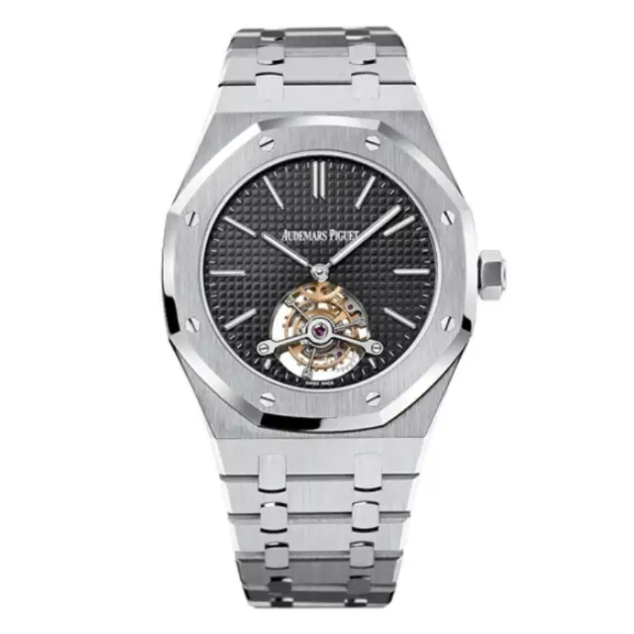 Audemars Piguet Royal Oak 26512ST.OO.1220ST.01 Tourbillon Black Dial Replica (1) Audemars Piguet Royal Oak Tourbillon 26512ST "Black Dial" High Fidelity Replica - Image 1