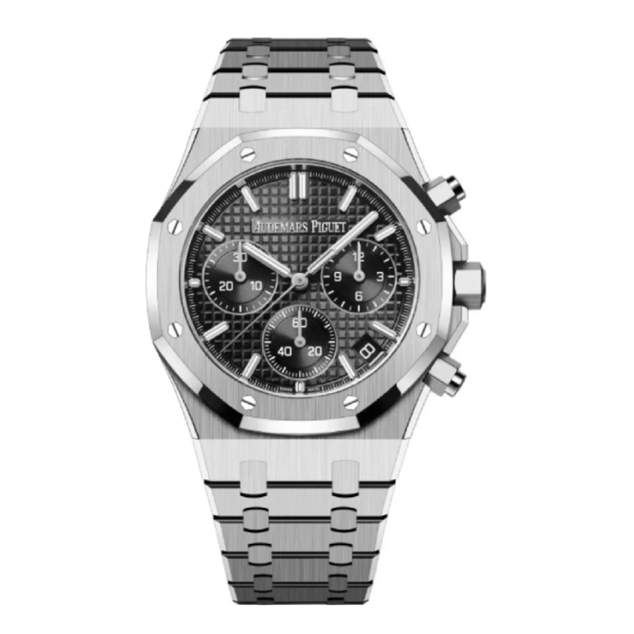 Audemars Piguet Royal Oak Steel 26240ST.OO.1320ST.06 Black Dial Replica (6) Audemars Piguet Royal Oak Chronograph 26240ST "Steel Black Dial" - Image 1