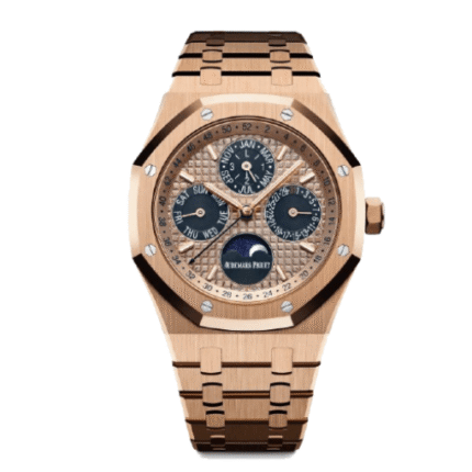 ap-royal-oak-perpetual-calender-rose-gold-replica-watch