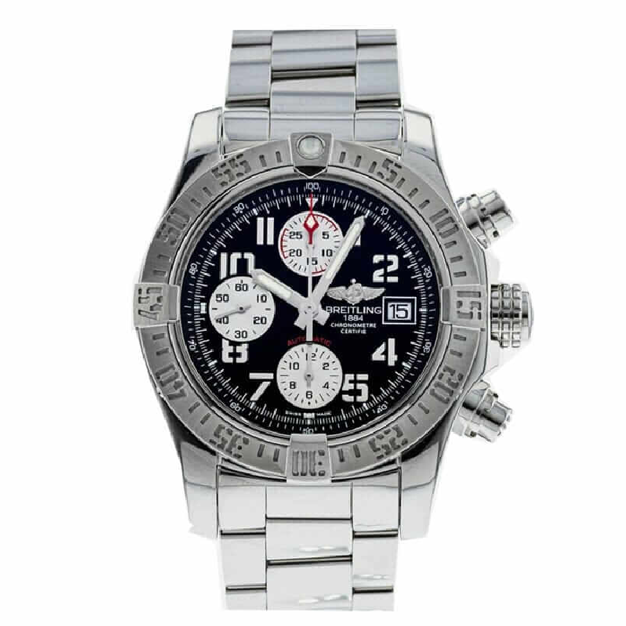 Breitling Super A13370 Replica3 Breitling Super Avenger II A13370 "Black Dial" Premium Duplicate Edition - Image 1