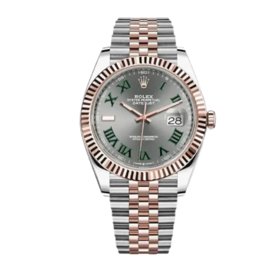Rolex Datejust 126301 Two Tone Fluted Replica Rolex Datejust 126331 "Everose Rolesor Fluted" Perfect Duplicate 1:1 - Image 1