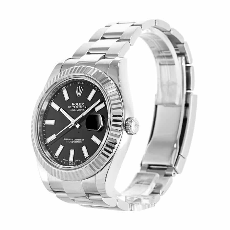 rolex-datejust-black-dial-oyster-left-replica