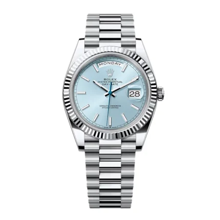 Rolex Day-Date 228236 "Ice Blue Grooved" Super Clone Quality