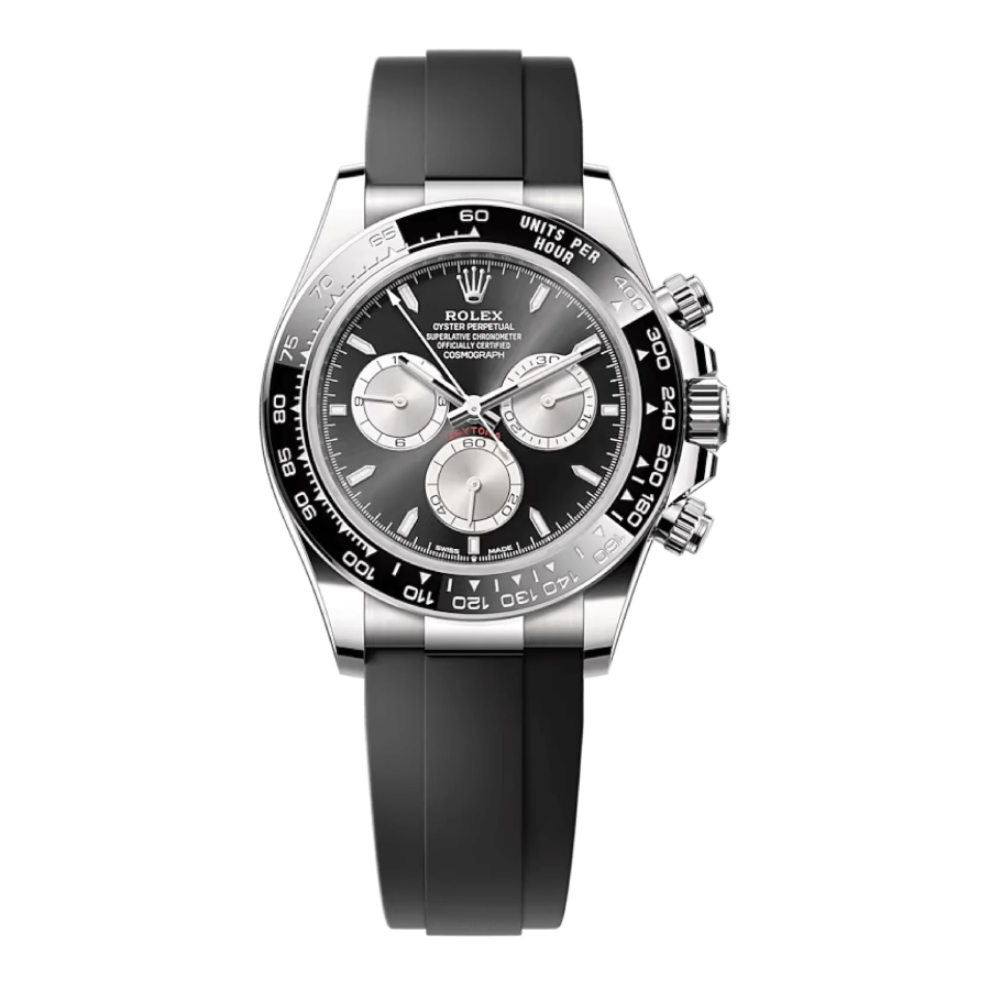 Rolex Daytona Black 126519LN Replica Rolex Daytona Cosmograph 126519LN "Oysterflex" Ultra Accurate Clone - Image 1