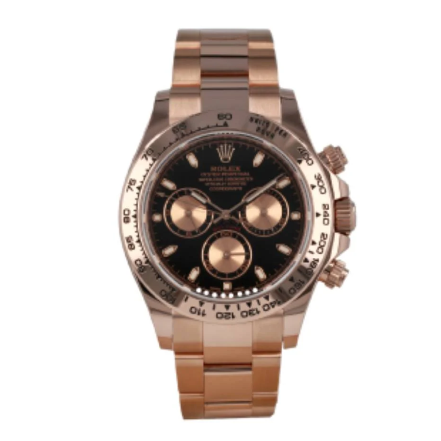 Rolex Daytona Cosmograph 116505 Everose Gold Black Dial Replica Rolex Daytona 116505 "Everose Black Dial" Supreme Replica Edition - Image 1