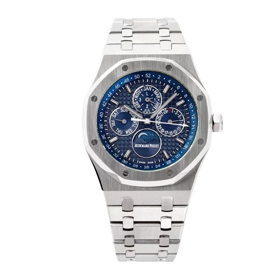 audemars-piguet-royal-oak-offshore-chronograph-blue-dial-26574st-oo-26606st-05-multifunctional-replica