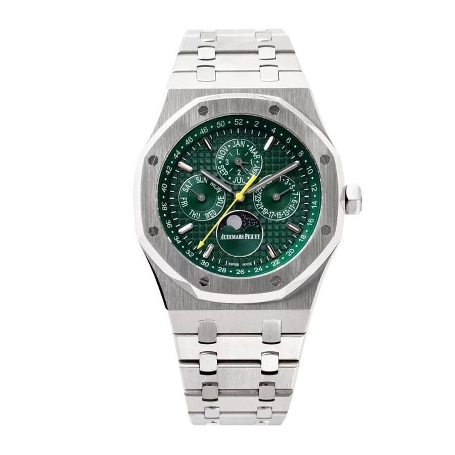 audemars-piguet-royal-oak-offshore-chronograph-green-dial-26574st-oo-26606st-03-multifunctional-series-replica
