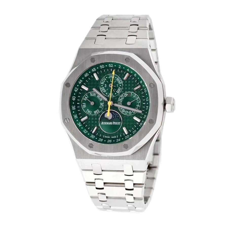 audemars-piguet-royal-oak-offshore-chronograph-green-dial-26574st-oo-26606st-03-multifunctional-left-series-replica