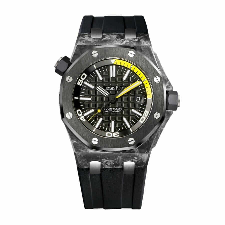 audemars-piguet-royal-oak-offshore-diver-15706au-oo-a002ca-01-replica Audemars Piguet Royal Oak Offshore Diver 15706AU "Forged Carbon" Perfect Clone Edition - Image 1