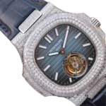 Patek Philippe Nautilus 5711 Tourbillon "Jumbo" Blue Dial Super Accurate Clone - Image 2