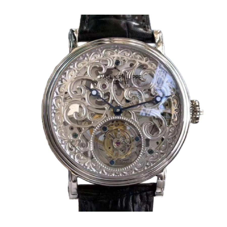 patek-philippe-tourbillion-silver-dial-p83000-replica-1 Patek Philippe Grand Complications P83000 Tourbillon Silver Dial Perfect Clone Quality - Image 1