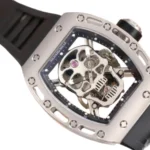 Richard Mille RM 52-01 Tourbillon "Skull" Grey Exclusive Clone Edition - Image 3