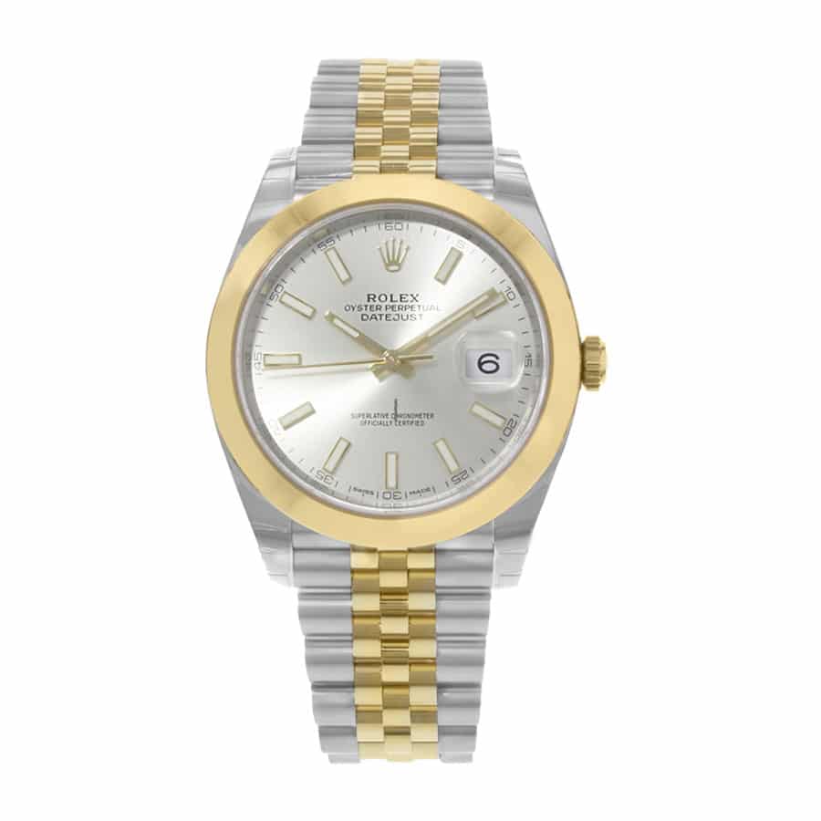 rolex-datejust-126303-41mm-yellow-gold-steel-slate-dial-replica
