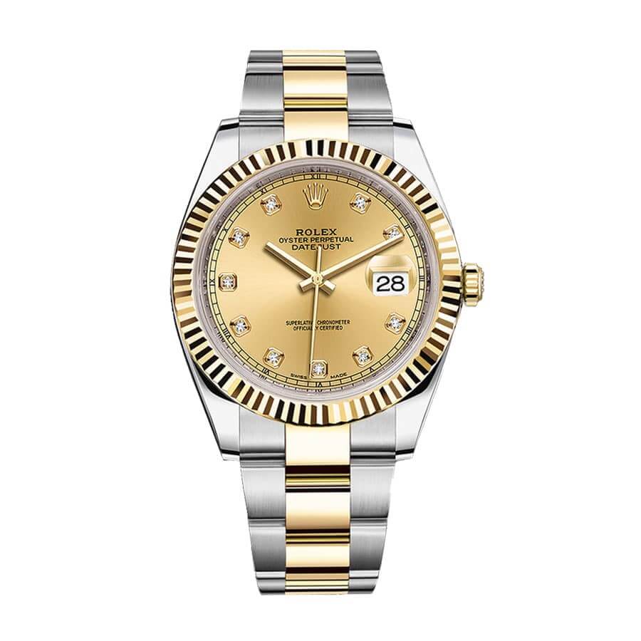 rolex-datejust-126333-steel-yellow-gold-automatic-champagne-dial-oyster-replica Rolex Datejust 126333-0011 Champagne Diamond Dial Luxury Clone Quality - Image 1