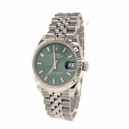 rolex-datejust-41-mint-green-dial-jubilee-steel-automatic-left