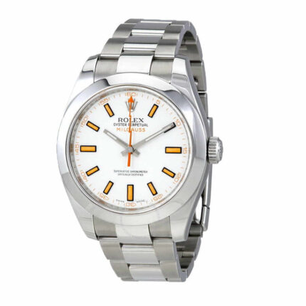 rolex-milgaus-white-dial-steel-replica-watch