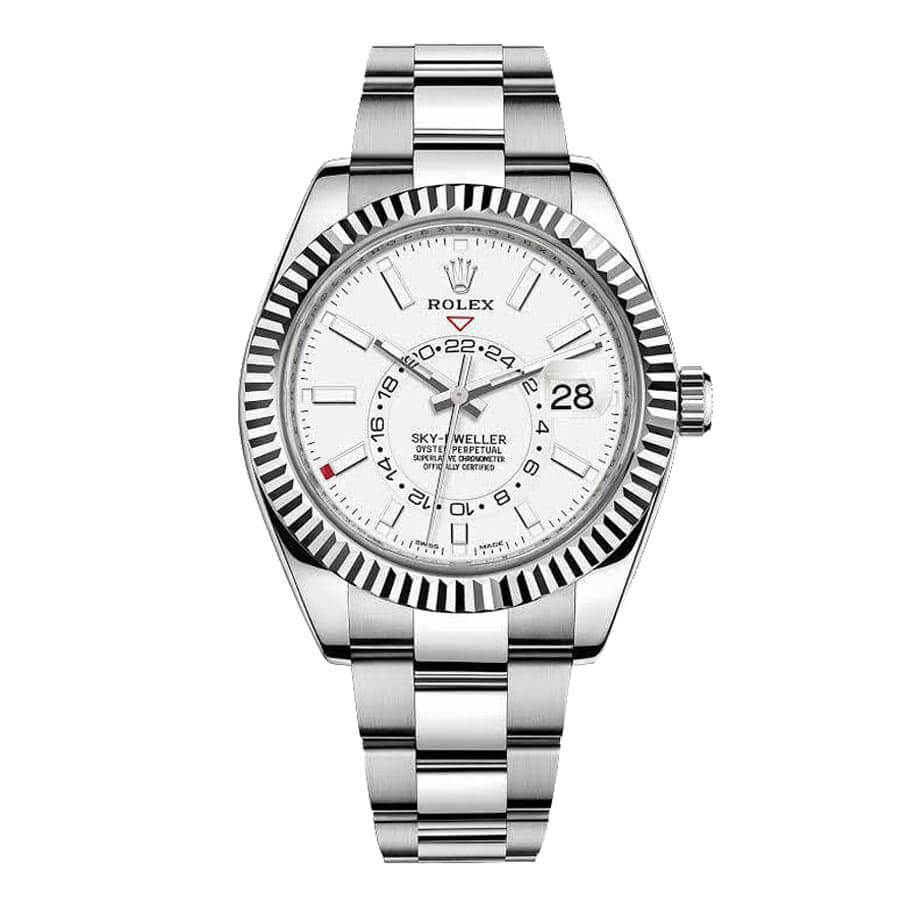 rolex-sky-dweller-white-dial-326934-oyster-replica