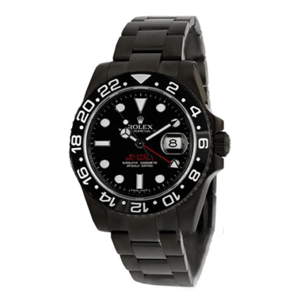 rolex-blaken-gmt-master-steel-black-dial-replica-watch